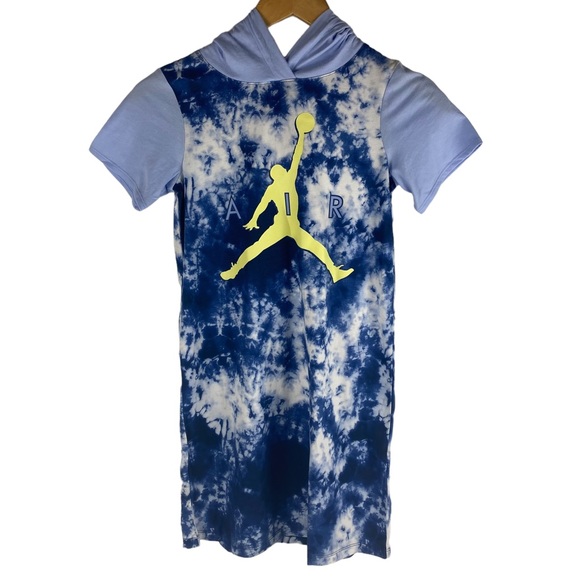 NWT Nike Jordan Air Girls Hoodie Dress - Size M - Picture 1 of 14